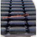 snub roller Impact Roller Rubber lagging idler for belt conveyor transport line